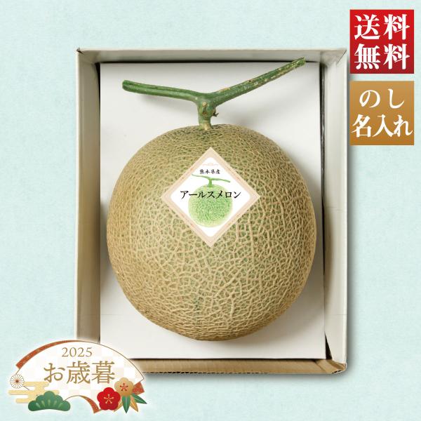 【I】【11/15〜12/26お届け】お歳暮 冬ギフト 熊本県産 アールスメロン 常温便 【日付指定...