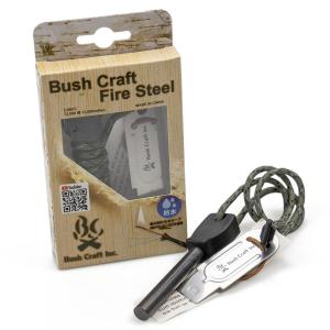 Bush Craft ブッシュクラフト ファイヤースチール2.0 メタルマッチ 着火 火おこし 防水 アウトドア キャンプ BBQ サバイバル 約12,000回使用可能｜syuunounavi
