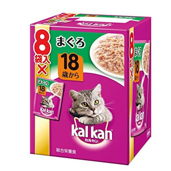 カルカン パウチ 高齢猫用 18歳から まぐろ 70g×8袋入り [キャットフード]