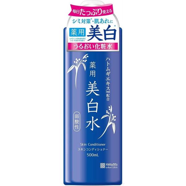 明色化粧品 雪澄 薬用美白水 500ml クリアフローラルの香り 化粧水 スキンコンディショナー ス...