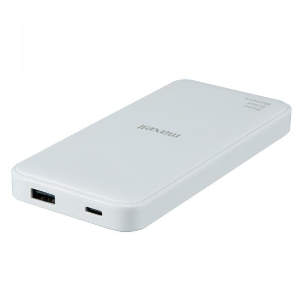 【在庫有】マクセル 半固体電池採用モバイル充電バッテリー 10000mAh ホワイト MPC-CSS...