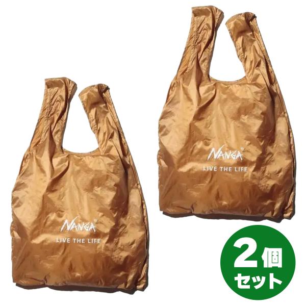 【在庫有】【まとめ買い 2個セット】NANGA ナンガ ポケッタブル エコバッグ (LIVE THE...