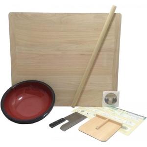 家庭用麺打ちセット (大) A-1220 (そば・うどんDVD付) 味づくり自分流