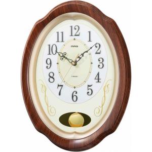 ノア精密 MAG マグ 掛け時計 電波時計 振り子 我が家の演奏会 メロディ