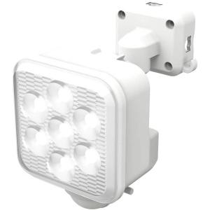 ムサシ RITEX LED 高機能 センサーライト (5W×1灯) ソーラー式 S-110L ホワイト 防犯 防犯対策