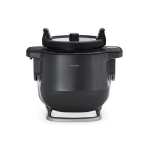 【在庫有・即納】 アイリスオーヤマ 自動かくはん式調理機 CHEF DRUM シェフドラム DAC-IA2-H グレー　自動調理器 電気調理器 グリル鍋