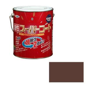 アサヒペン 油性スーパーコート 1.6L ショコラブラウン