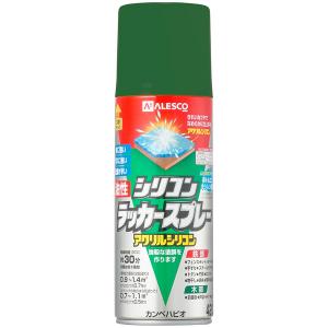 カンペハピオ 木部鉄部用  油性シリコンラッカースプレー ミントグリーンメタリック 420ml アクリルシリコン