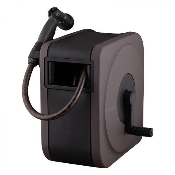 【在庫有・即納】タカギ BOXY NEXT 20m ブラウン 内径12mm ホースリール RC122...