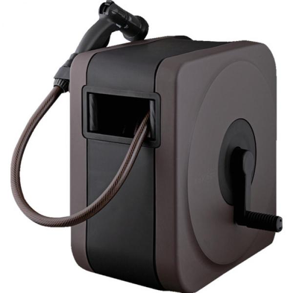 タカギ 散水ホースリール BOXY NEXT 30m ブラウン RC1330BR ホースリール 屋外...