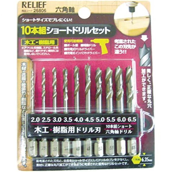 イチネンアクセス ツール事業部 イチネンアクセス RELIEF(リリーフ) 木工ドリル ショート木工...