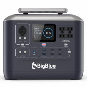 【10台限定】Bigblue リン酸鉄 ポータブル電源 Cellpowa1000 1075Wh 336000mAh 1000W CP1000 パススルー 非常用バッテリー 停電 家庭用 小型 コンパクト 軽量｜syuunounavi