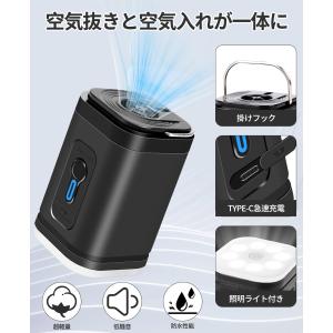 電動空気入れ エアーポンプ 電動ポンプ 充電式...の詳細画像1
