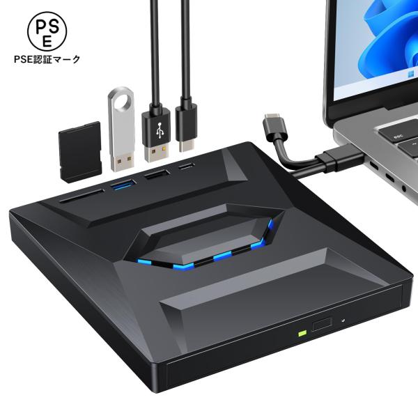 【2026新登場】ブルーレイドライブ 外付け ブルーレイプレーヤー 外付け 外付けドライブ USB3...