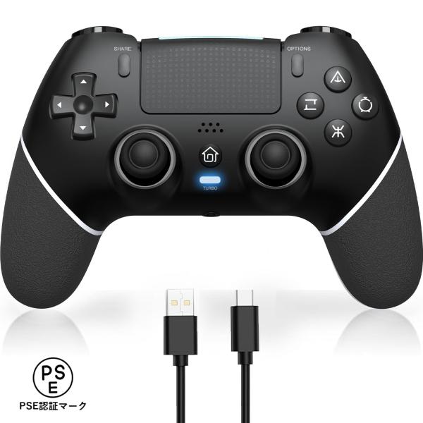 【2026春登場 PS4コントローラー】  p4コントローラー 自動連射 背面ボタン付き Bluet...