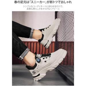 バイクシューズ メンズ 厚底 ライディングブー...の詳細画像2