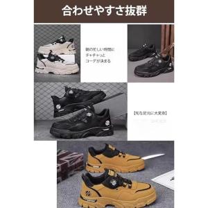 バイクシューズ メンズ 厚底 ライディングブー...の詳細画像3