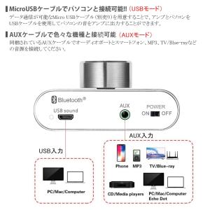 アンプ bluetooth パワーアンプ ステ...の詳細画像5