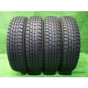 中古 ダンロップ タイヤ 冬 145/80R12 4本 2019年 WM02