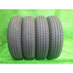 中古 ダンロップ タイヤ 夏 145/80R13 4本 2022年 EC204