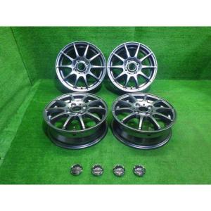 シュナイダースタッグ  ウェイク 軽自動車 ホイール アルミ メタリックグレー 14インチ 4.5J 4穴 4本 100 +43