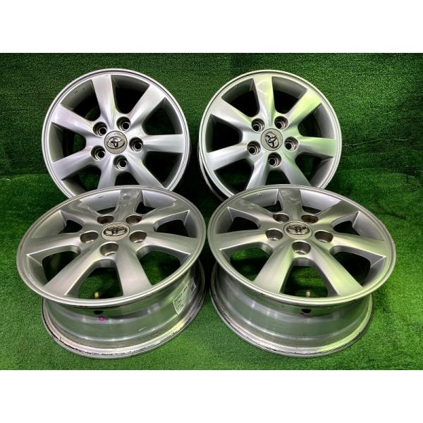 トヨタ TOYOTA トヨタ純正 ZGM15G アイシス 15インチ 6J 5穴 4本 114.3 ...