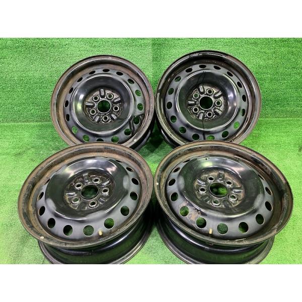 トヨタ TOYOTA 純正 ビスタ  SV50 ホイール スチール クロ 15インチ 6J 5穴 4...