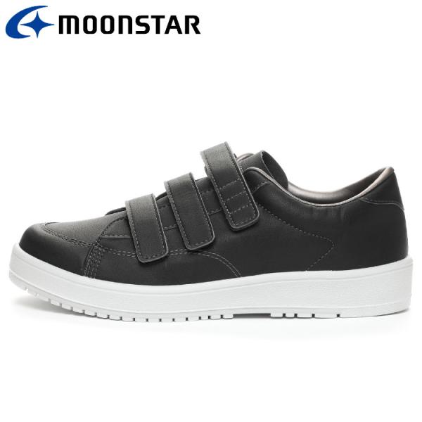 ムーンスター MoonStar Vステップ07 ブラック 11410056