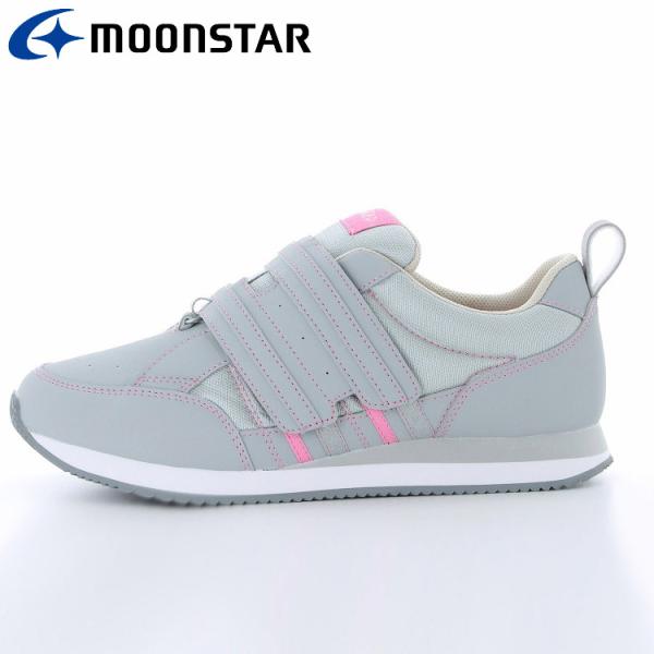 ムーンスター MoonStar Vステップ06【片足販売】 グレイ【左足】 11412119