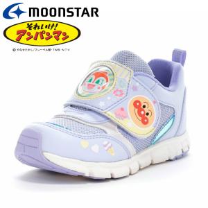 ムーンスター AP C183 パープル 12186699 アンパンマン 子供靴 キッズ スニーカー