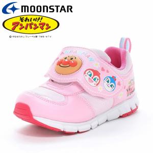 ムーンスター AP C185LE ピンク 12187054 アンパンマン 子供靴 キッズ スニーカー
