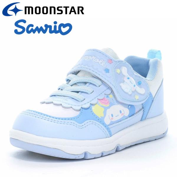 ムーンスター SA C043 サックス 12187539 サンリオ シナモロール 子供靴 キッズ ス...