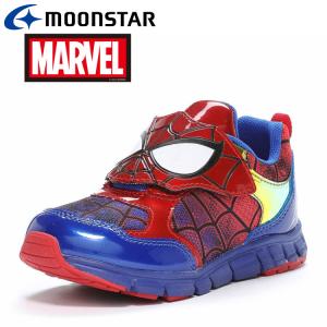 ムーンスター MV 018 レッド 12297692 マーベル スパイダーマン 子供靴 キッズ スニーカー｜szone