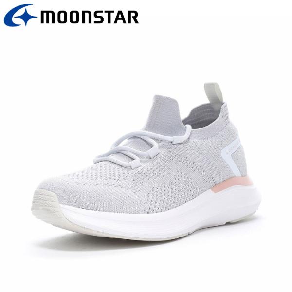 ムーンスター SNGY LY07 グレイ 12323977 レディース ウォーキング スニーカー