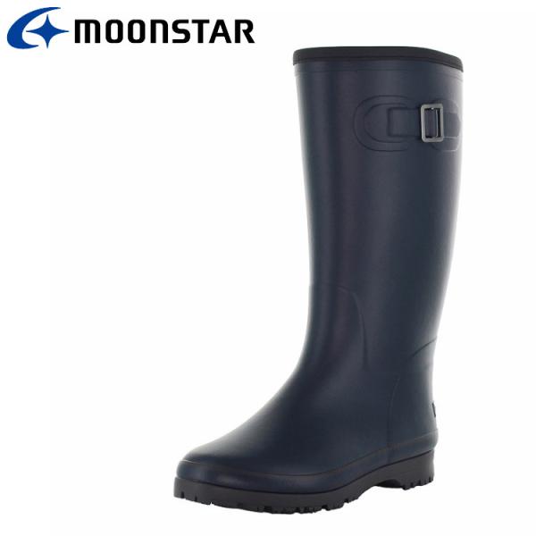 ムーンスター MF 12RL ネイビー 13360445 レディース ウインター 軽量ラバーブーツ