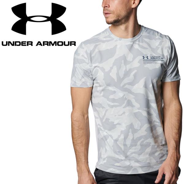 アンダーアーマー UAアイソチル プリント ショートスリーブTシャツ 1384792-014 メンズ