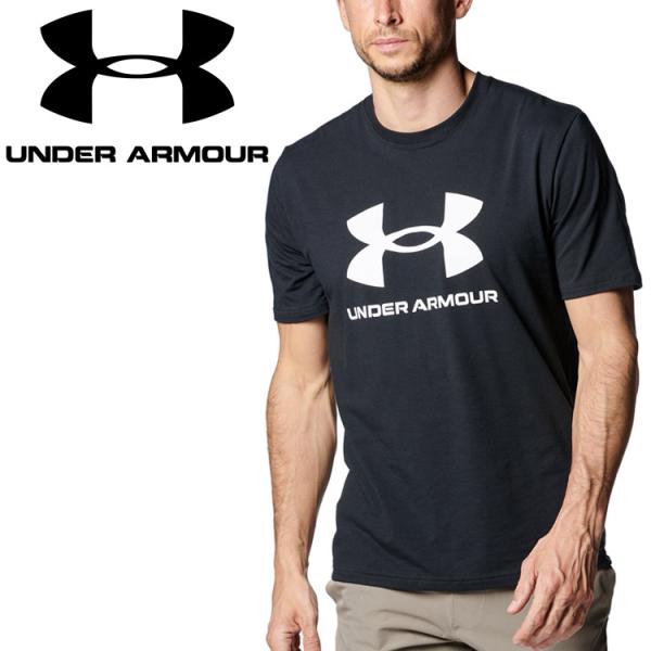 アンダーアーマー UAスポーツスタイル ロゴ ショートスリーブTシャツ 1388009-001 メン...