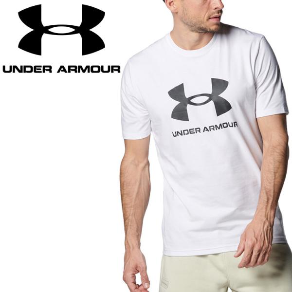 アンダーアーマー UAスポーツスタイル ロゴ ショートスリーブTシャツ 1388009-100 メン...