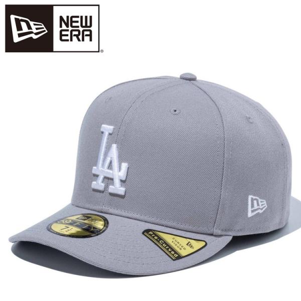 ニューエラ PC 59FIFTY ロサンゼルス・ドジャース グレー × ホワイト 14524606
