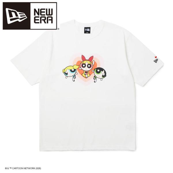 ニューエラ 半袖 ウォッシュドコットン Tシャツ The Powerpuff Girls パワーパフ...
