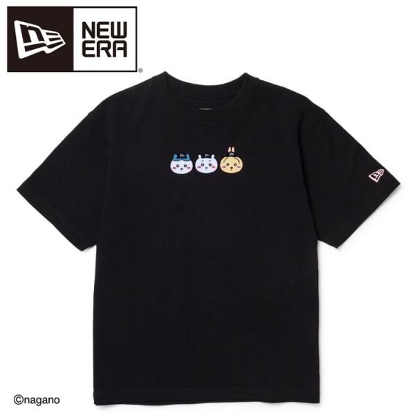 ニューエラ キッズ Youth 半袖 コットン Tシャツ ちいかわ ちいかわ ハチワレ うさぎ ブラ...
