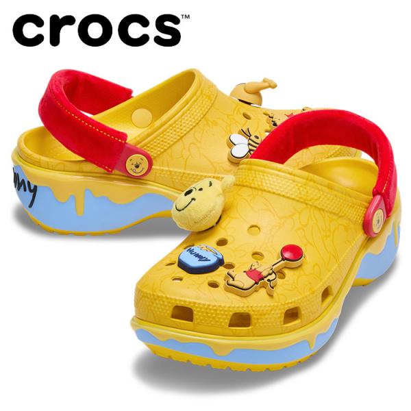 クロックス crocs Winnie The Pooh Classic Platform Clog ...