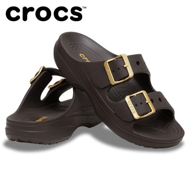 クロックス crocs Womens Metallic BuckleSand ウィメンズ メタリック...