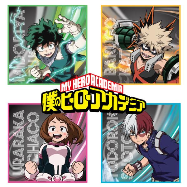 僕のヒーローアカデミア ヒロアカ 公式グッズ 接触冷感ミニタオル 25×25cm