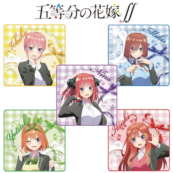 【ポイント10倍】 五等分の花嫁∬ ごとうぶんのはなよめ ごとよめ 公式グッズ タオルハンカチ 25...