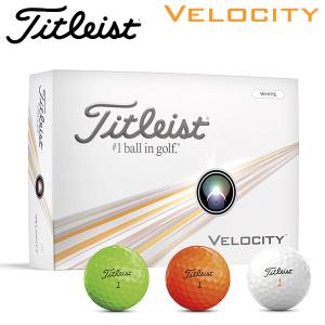 タイトリスト ゴルフ ベロシティ ゴルフボール 1ダース(12球入り) 2024モデル 日本正規品 Titleist Velocity｜szone