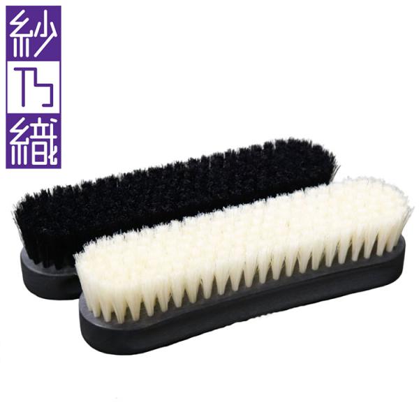 サノハタ ブラシ 豚毛 シューズブラシ ツヤ出し 仕上げ 日本製 靴磨き Sanohata Brus...
