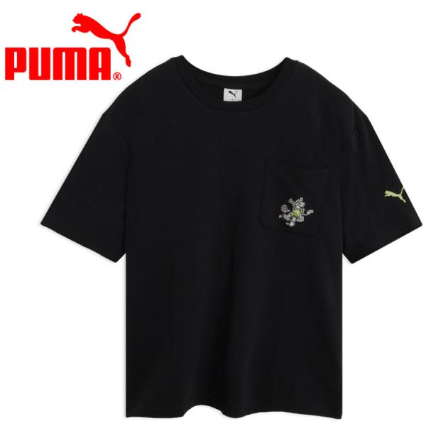 プーマ ESS ELEVATED MX BABY TR SS POCKET TEE 638536-0...