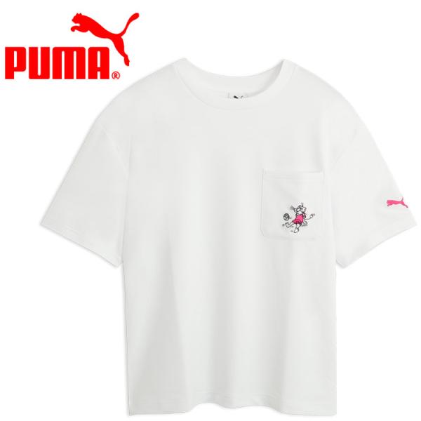 プーマ ESS ELEVATED MX BABY TR SS POCKET TEE 638536-0...