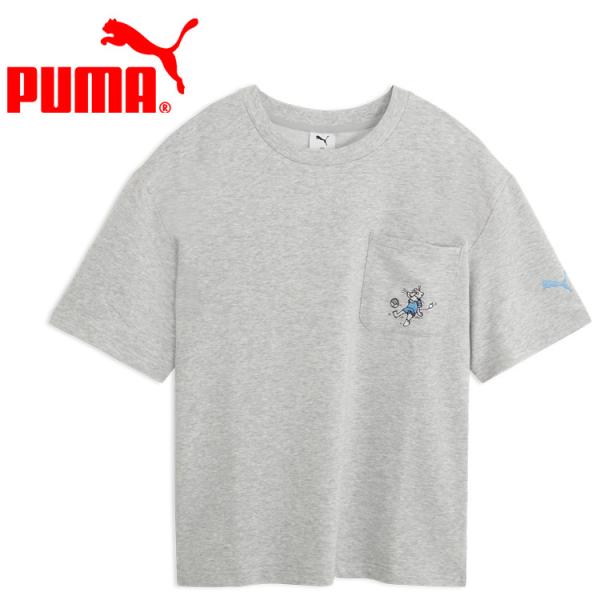 プーマ ESS ELEVATED MX BABY TR SS POCKET TEE 638536-0...